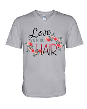 Load image into Gallery viewer, Love Is In The Hair Flower Gift For Women Guys V-Neck
