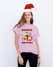 Load image into Gallery viewer, Tennis Players Magical Christmas Snowman Gift For Women Guys Tee
