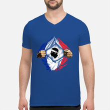 Load image into Gallery viewer, Corse Super Hero Flag Patriot Gift For Men Guys V-Neck

