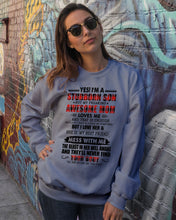 Load image into Gallery viewer, A Stubborn Son Of A Freaking Awesome Mom I Love Her Gift For Mama Sweatshirt
