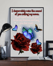 Load image into Gallery viewer, Butterfly Calling My Name Gift For Lover Vertical Poster
