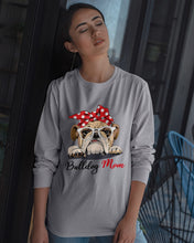 Load image into Gallery viewer, Black Phone Case Bulldog Mom Gift For Bulldog Lovers Unisex Long Sleeve
