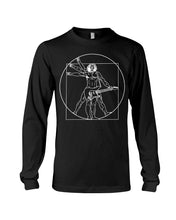 Load image into Gallery viewer, Guitar Vitruvian Design Gift For Guitar Lovers Unisex Long Sleeve
