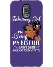 Load image into Gallery viewer, Betty Boop February Girl Living My Best Life Birthday Meaningful Gift Phone case
