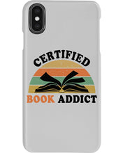 Load image into Gallery viewer, Certified Book Addicts Retro Vintage Gift For Books Lovers Phone case
