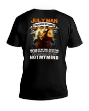 Load image into Gallery viewer, Birthday Gift For July Man You Know My Name Not My Story Trending Guys V-Neck
