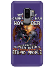 Load image into Gallery viewer, Walk Away I Am A Grumpy Old Man Who Was Born In November Birthday Gift Phone case
