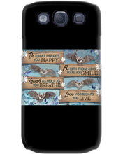 Load image into Gallery viewer, Do What Makes You Happy With Bats Gift For Girls Phone case
