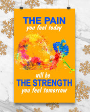 Load image into Gallery viewer, The Pain You Feel Today Will Be The Strength Gift For Women Vertical Poster
