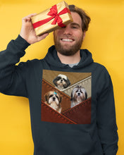 Load image into Gallery viewer, Three Cute Shih Tzu In Bag Gift For Dog Lovers Hoodie
