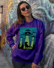Load image into Gallery viewer, UFA Dinosaur T Rex Sky Full Of Stars Sweatshirt

