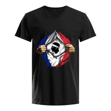 Load image into Gallery viewer, Corse Super Hero Flag Patriot Gift For Men Guys V-Neck

