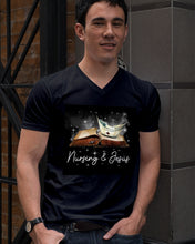Load image into Gallery viewer, Nursing And Jesus Gift For Family Guys V-Neck
