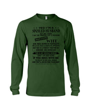 Load image into Gallery viewer, I'm A Spolied Husband But Not Yours  - Awesome Wife Was Born In February Unisex Long Sleeve
