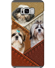 Load image into Gallery viewer, Three Cute Shih Tzu In Bag Gift For Dog Lovers Phone case
