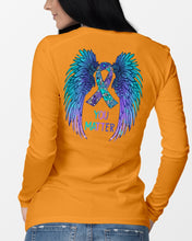 Load image into Gallery viewer, You Matter Ribbon Awareness With Angel Wings Unisex Long Sleeve
