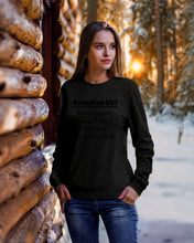 Load image into Gallery viewer, Canadian  Girl My Face Definitely Will Say It For Personalized Nation Gift Sweatshirt
