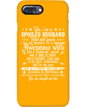 Load image into Gallery viewer, Shes Stubborn Messy And A Brat At Times Black Gift For Husband Phone case
