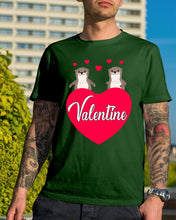 Load image into Gallery viewer, Couple Otter Valentine's Day Gift For Otter Lovers Guys Tee
