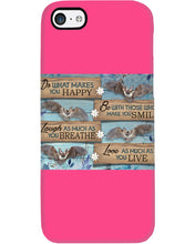 Load image into Gallery viewer, Do What Makes You Happy With Bats Gift For Girls Phone case
