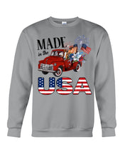 Load image into Gallery viewer, Horse Made In The America Red Car Gift For Horse Lovers Sweatshirt
