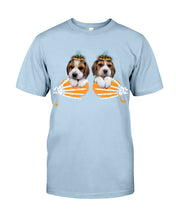 Load image into Gallery viewer, Beagle Hand Bones My Breast Gift For Dog Lovers Guys Tee
