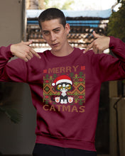 Load image into Gallery viewer, Merry Catmas Cute Funny Gifts Sweatshirt

