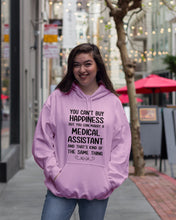 Load image into Gallery viewer, You Can't Buy Happiness But You Can Marry A Medical Assistant Gift For Girls Hoodie
