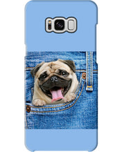 Load image into Gallery viewer, baby Pug In Denim Pocket Gift For Dog Lovers Phone case
