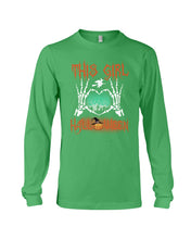 Load image into Gallery viewer, This Girl Loves Halloween Gift For Girls Unisex Long Sleeve
