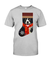 Load image into Gallery viewer, Santa Border Collie In Stock Gift For Dog Lovers Guys Tee
