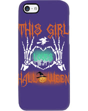Load image into Gallery viewer, This Girl Loves Halloween Gift For Girls Phone case
