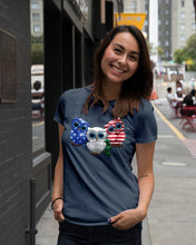 Load image into Gallery viewer, Lovely Phone Case Three Owl With US Flag Gift For Owl Lovers Ladies Tee

