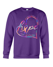 Load image into Gallery viewer, Hope For A Cure Multiple Sclerosis Awareness Sweatshirt
