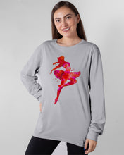 Load image into Gallery viewer, Colorful Red Pink Ballet Girl Gift For Ballet Dancer Unisex Long Sleeve

