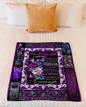 Load image into Gallery viewer, Daughter Gift For Mom With Butterly Love You For All The Times Fleece Blanket
