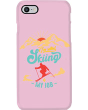 Load image into Gallery viewer, I'm Retired Skiing Is My Job Mountainous Terrain Phone case
