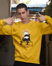 Load image into Gallery viewer, 2020 The Year When Shit Got Real Trending For Cat Lovers Sweatshirt
