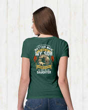 Load image into Gallery viewer, God Sent Me My Son And My Daughter Custom Design Ladies Tee
