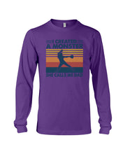 Load image into Gallery viewer, I Created A Monster She Calls Me Dad Giving Daughter Unisex Long Sleeve
