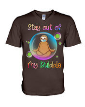 Load image into Gallery viewer, Lovely Phone Case Stay Out Of My Bubble Gift For Sloth Lovers Guys V-Neck
