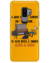 Load image into Gallery viewer, A Man Loves Beer And Dachshund Gift For Dog Lovers Phone case
