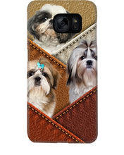 Load image into Gallery viewer, Three Cute Shih Tzu In Bag Gift For Dog Lovers Phone case

