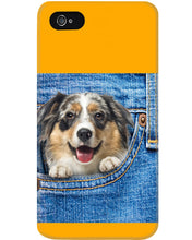 Load image into Gallery viewer, Australian Shepherd In Denim Pocket Gift For Dog Lovers Phone case
