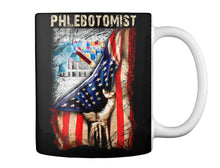 Load image into Gallery viewer, Philebotomist American Flag Special Custom Design Personalized Job Gift Mug
