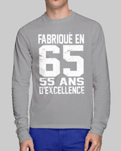 Load image into Gallery viewer, Fabrique En 66 55 Ans D’Excellence Custom Design Gift For Friends Unisex Long Sleeve
