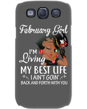 Load image into Gallery viewer, Betty Boop February Girl Living My Best Life Birthday Meaningful Gift Phone case
