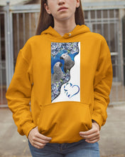 Load image into Gallery viewer, Magical Gray Couple African Parrot Gift For Bird Lovers Hoodie
