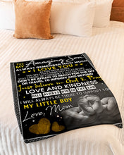 Load image into Gallery viewer, Just Believe In God And Pray Mama Gift For Son Fleece Blanket
