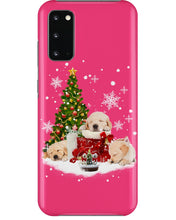 Load image into Gallery viewer, Funny Golden Retrievers Sleep In Red Boots Gift For Dog Lovers Phone case
